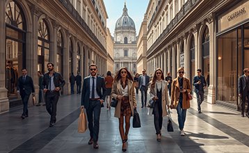 Milan fashion and architecture